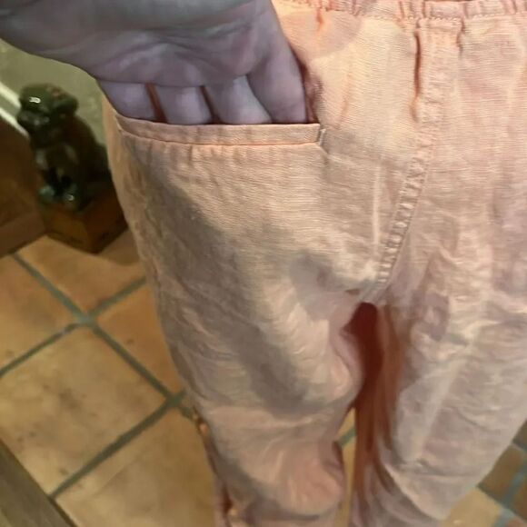 Athleta Melon Cabo Linen Jogger Pant, 16! - Picture 6 of 10